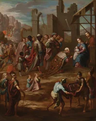 The Adoration of the Kings with Viceroy Pedro de Castro y Figueroa, Duke of La Conquista, 1741